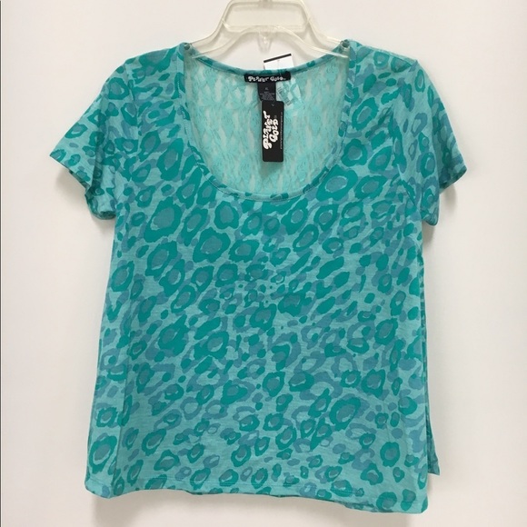 PLANET GOLD leopard print top - Picture 1 of 3